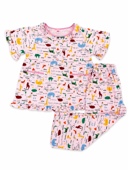 Girls Short Sleeve+Long pants 7-9Y (2A) | MUZELLE