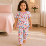 Girls Short Sleeve+Long pants 2-3Y (18A)