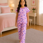 Girls Short Sleeve+Long pants 7-9Y (20A)