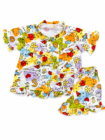 ⁦Girls Short Sleeve+Short pants 2-3Y (9A)⁩ - الصورة ⁦2⁩