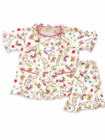 ⁦Girls Short Sleeve+Short pants 3-4Y (4A)⁩ - الصورة ⁦2⁩
