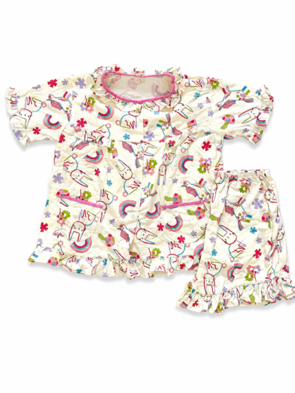 Girls Short Sleeve+Short pants 3-4Y (4A) | MUZELLE