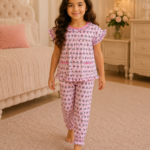 Girls Short Sleeve+Long pants 4-6Y (27A)