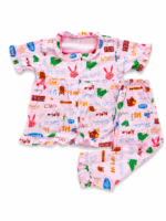 ⁦Girls Short Sleeve+Long pants 3-4Y (36A)⁩ - الصورة ⁦2⁩