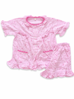 Girls Short Sleeve+Short pants 3-4Y (19A) - Image 2