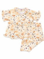 Girls Short Sleeve+Long pants 2-3Y (32A) - Image 2