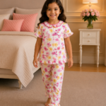 Girls Short Sleeve+Long pants 3-4Y (35A)