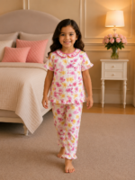 Girls Short Sleeve+Long pants 3-4Y (35A)