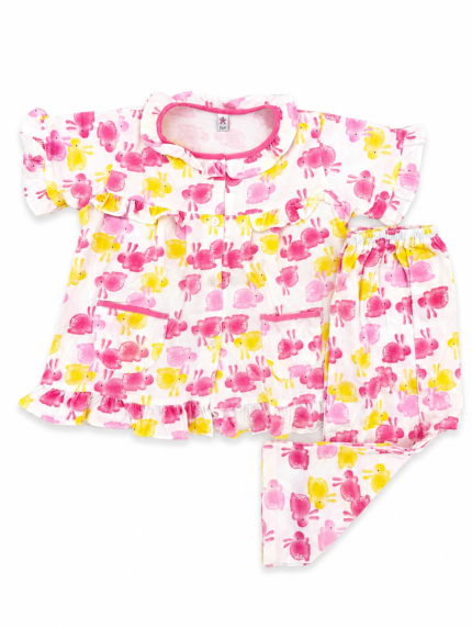 Girls Short Sleeve+Long pants 1-2Y (28A) | MUZELLE