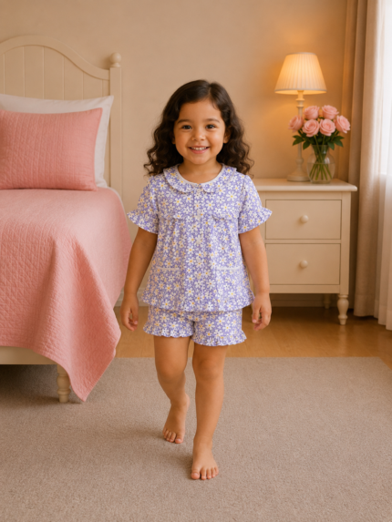Girls Short Sleeve+Short pants 2-3Y (1A) | MUZELLE