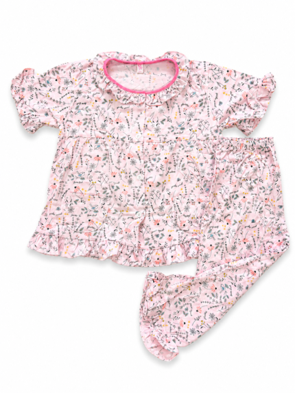Girls Short Sleeve+Long pants 3-4Y (33A) | MUZELLE