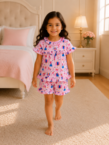 Girls Short Sleeve+Short pants 3-4Y (20A) | MUZELLE