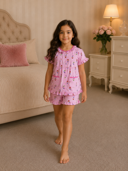 Girls Short Sleeve+Short pants 4-6Y (1A) | MUZELLE