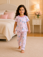 Girls Short Sleeve+Long pants 3-4Y (1A)