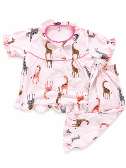 Girls Short Sleeve+Long pants 2-3Y (17A) | MUZELLE