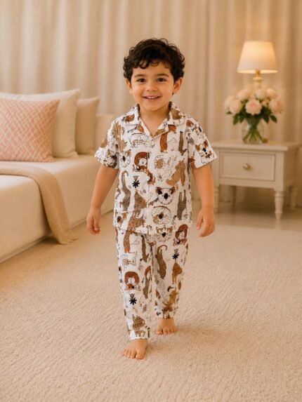 Boys Short sleeve+Long pants 3-4Y (2A) | MUZELLE