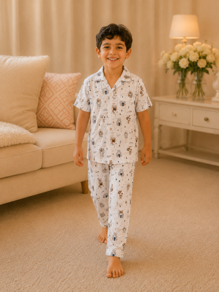 Boys Short Sleeve+long pants 4-6 (5A) | MUZELLE