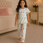 Girls Short Sleeve+Long pants 4-6Y (37A)