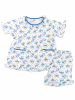 Girls Short Sleeve+Short pants 7-9Y (3A) - Image 2