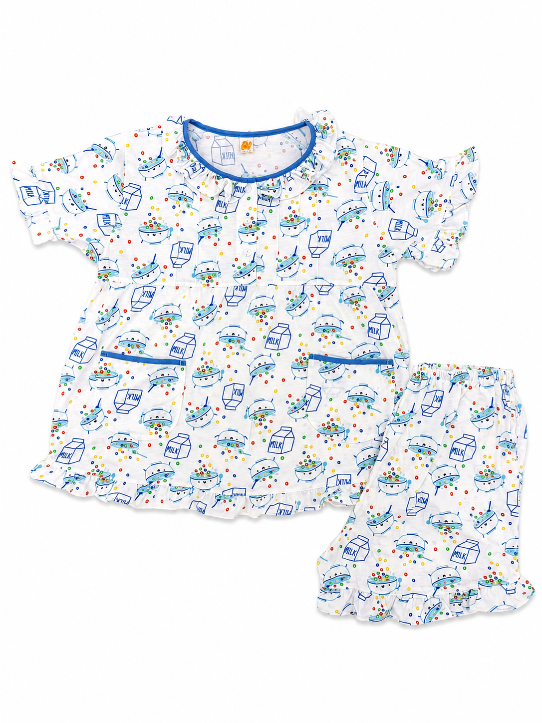 Girls Short Sleeve+Short pants 7-9Y (3A) | MUZELLE