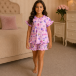 Girls Short Sleeve+Short pants 4-6Y (19A)