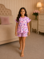 Girls Short Sleeve+Short pants 4-6Y (19A)