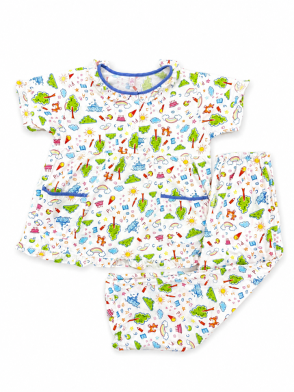 Girls Short Sleeve+Long pants 4-6Y (37A) | MUZELLE