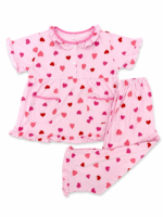 Girls Short Sleeve+Long pants 4-6Y (24A) - Image 2