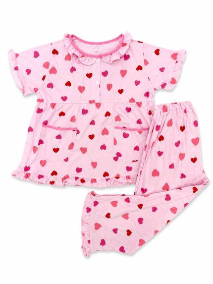 Girls Short Sleeve+Long pants 4-6Y (24A) | MUZELLE