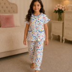 Girls Short Sleeve+Long pants 4-6Y (14A)