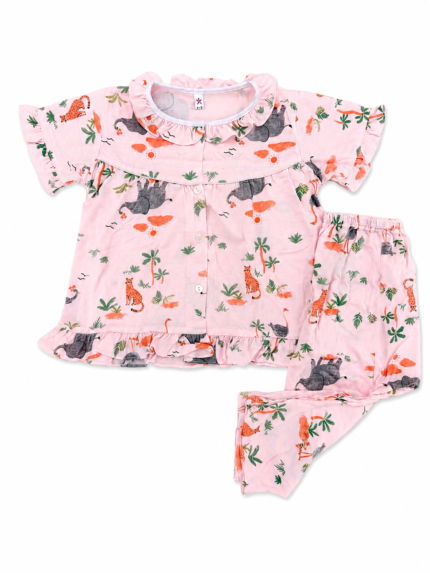 Girls Short Sleeve+Long pants 1-2Y (15A) | MUZELLE