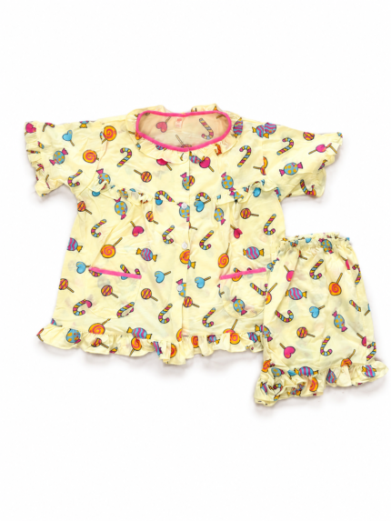 Girls Short Sleeve+Short pants 3-4Y (13A) | MUZELLE