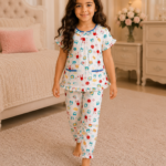 Girls Short Sleeve+Long pants 4-6Y (20A)