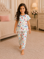 Girls Short Sleeve+Long pants 4-6Y (20A)
