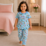 Girls Short Sleeve+Long pants 2-3Y (11A)