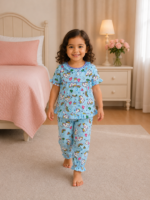 Girls Short Sleeve+Long pants 2-3Y (11A)