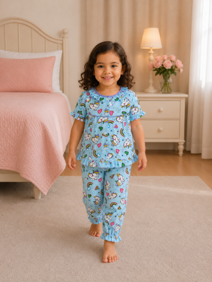 Girls Short Sleeve+Long pants 2-3Y (11A) | MUZELLE