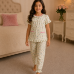 Girls Short Sleeve+Long pants 4-6Y (16A)