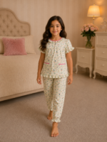 Girls Short Sleeve+Long pants 4-6Y (16A)