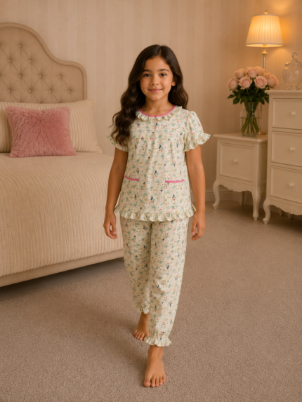 Girls Short Sleeve+Long pants 4-6Y (16A) | MUZELLE