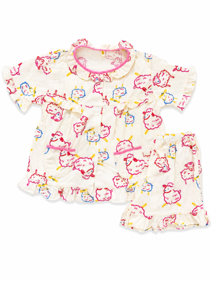 Girls Short Sleeve+Short pants 2-3Y (6A) | MUZELLE