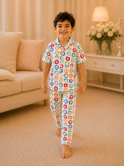 Boys Short Sleeve+long pants 4-6 (8A) | MUZELLE