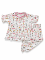 Girls Short Sleeve+Long pants 3-4Y (7A) - Image 2