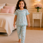 Girls Short Sleeve+Long pants 3-4Y (15A)