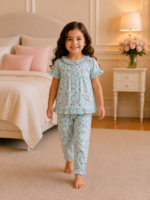 Girls Short Sleeve+Long pants 3-4Y (15A)