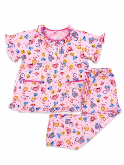 Girls Short Sleeve+Long pants 7-9Y (7A) | MUZELLE