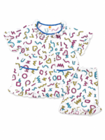 Girls Short Sleeve+Short pants 7-9Y (14A) - Image 2