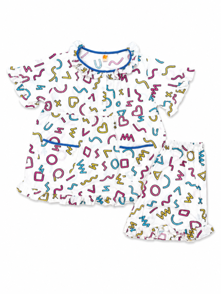 Girls Short Sleeve+Short pants 7-9Y (14A) | MUZELLE