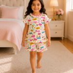 Girls Short Sleeve+Short pants 3-4Y (12A)