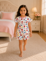 Girls Short Sleeve+Short pants 3-4Y (11A)